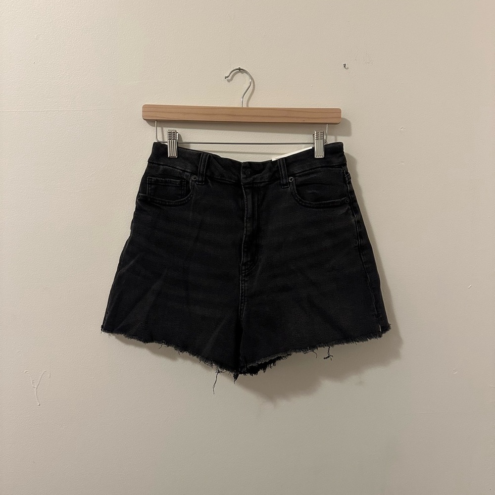 NWT American Eagle Outfitters Black Curvy Mom Jean Short